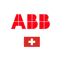 ABB Group logo with Swiss flag. Client of DAVISA Industrial: Development Leader.