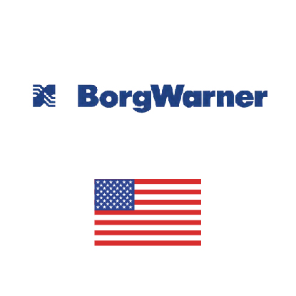 Borg Wagner logo with american flag. Client of DAVISA Industrial: Development Leader.