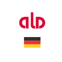 ALB logo with German flag. Client of DAVISA Industrial: Development Leader.