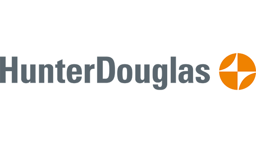 Hunter Douglas logo. Client of DAVISA Industrial.